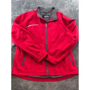 Bauer Team Mens Red Full Zip Training Jacket 37.5 Technology Large 1048399
